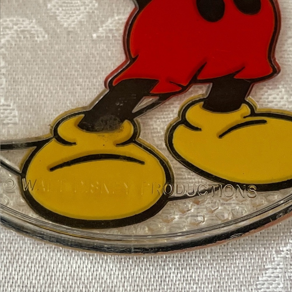 Vintage Mickey Mouse Decorative Coasters.  Qty. (2) - Picture 4 of 4